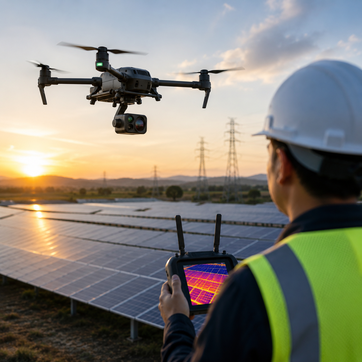 Drone Inspection Aerial Thermography
